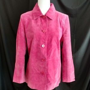 Like New Rose Suede Jacket